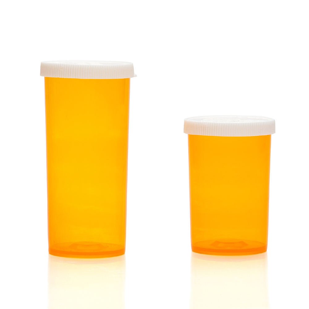 Snap Cap Vials - 60 DR (140ct) (Amber) - Pharma Vault Inc.