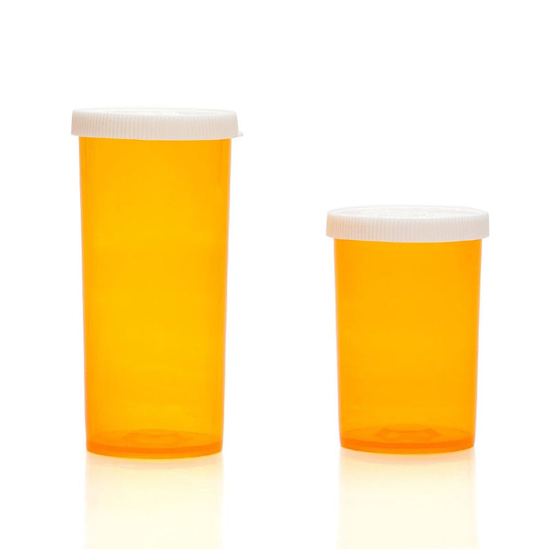 Snap Cap Vials - 60 DR (140ct) (Amber) - Pharma Vault Inc.